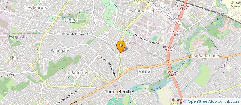 localisation de l'entreprise VERDALYS LAURENT  TOURNEFEUILLE