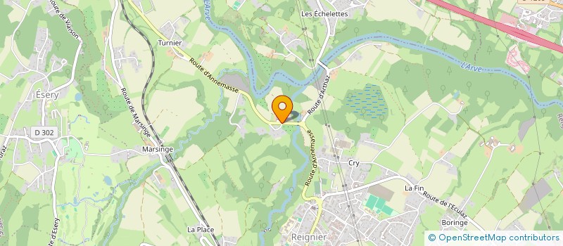 localisation de l'entreprise VERDAN PAYSAGE à REIGNIER-ESERY