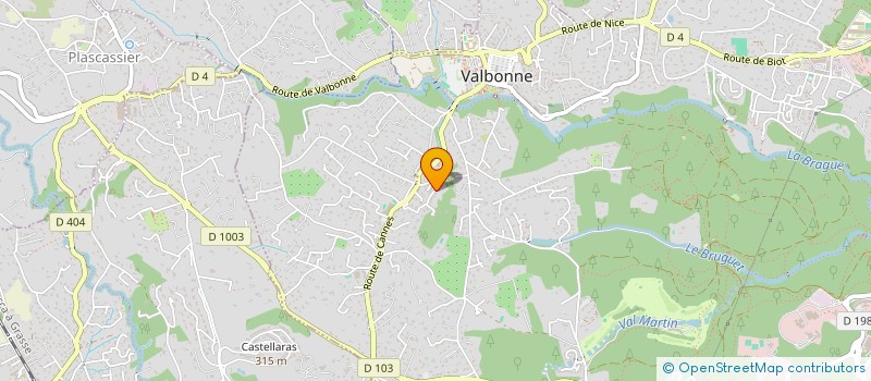 localisation de l'entreprise VERDANDI à VALBONNE