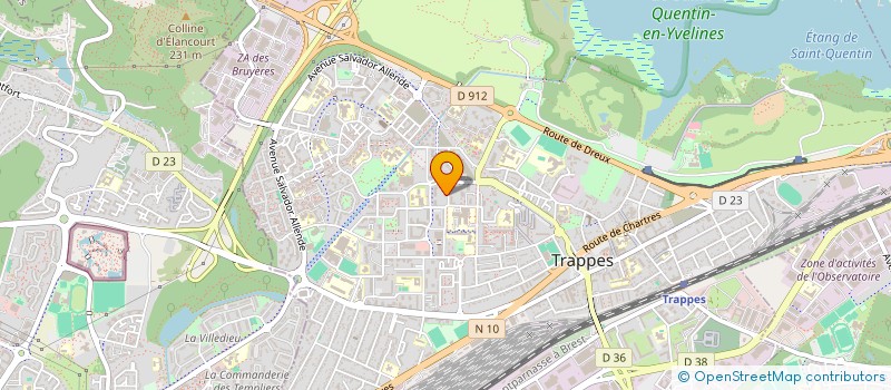 localisation de l'entreprise VERDANT à TRAPPES