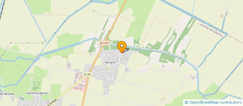 localisation de l'entreprise VERDANTHE  ANDILLY