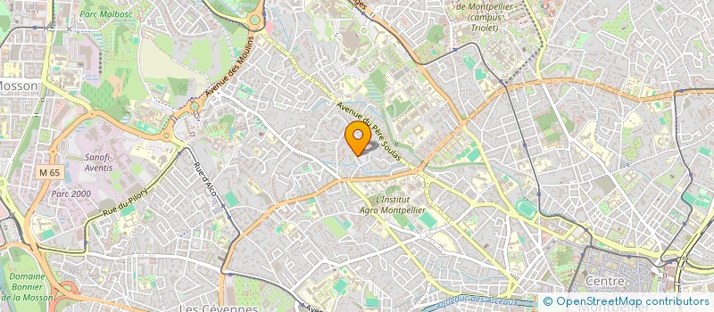 localisation de l'entreprise VERDE à MONTPELLIER