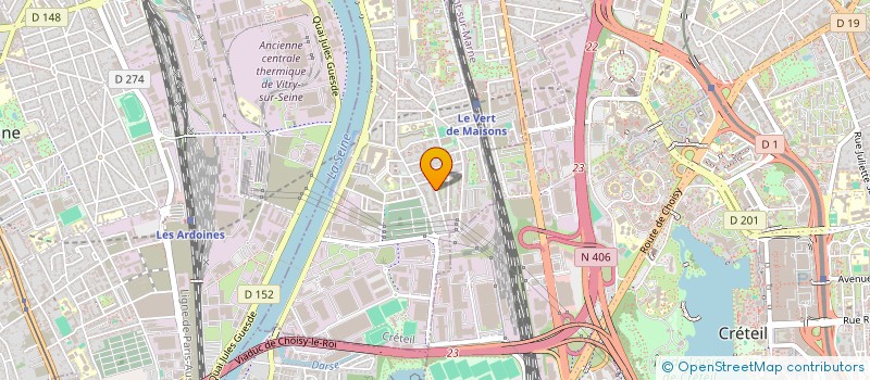 localisation de l'entreprise VERDE  ALFORTVILLE