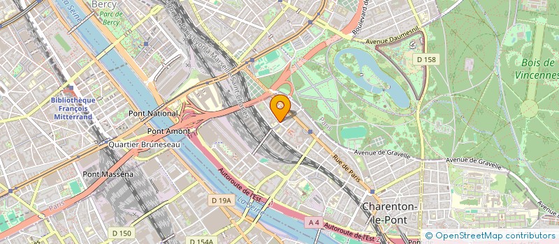 localisation de l'entreprise VERDE PARIS 3 D à CHARENTON-LE-PONT
