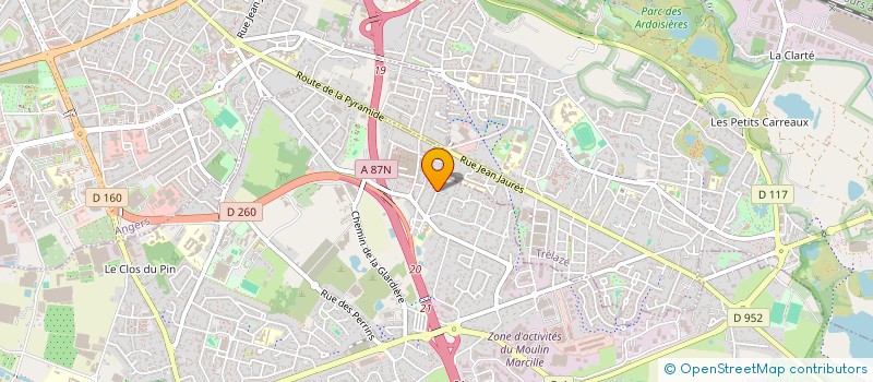 localisation de l'entreprise VERDEA PAYSAGE ET SERVICES à LES PONTS-DE-CE