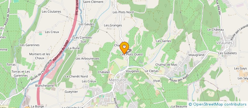 localisation de l'entreprise VERDEIS  MERCUROL-VEAUNES