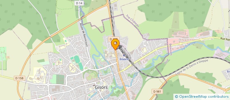 localisation de l'entreprise VERDELEC à GISORS
