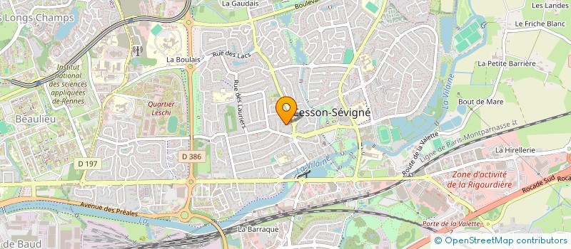 localisation de l'entreprise VERDELET  CESSON-SEVIGNE