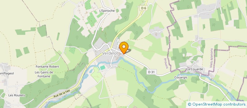 localisation de l'entreprise VERDELOT TEMPO  VERDELOT