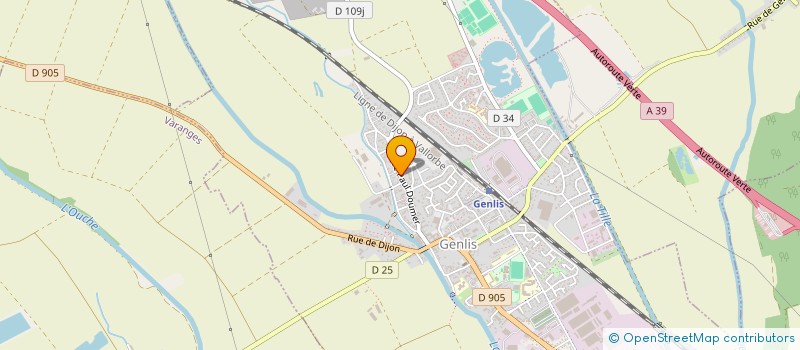 localisation de l'entreprise VERDEN à GENLIS