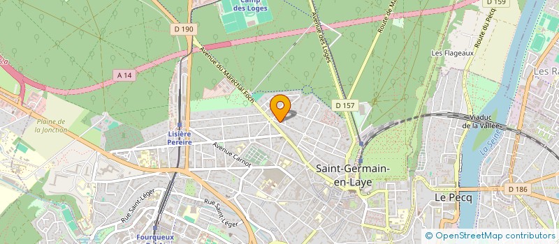 localisation de l'entreprise VERDET CONSULTING  SAINT-GERMAIN-EN-LAYE