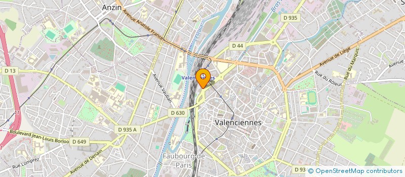 localisation de l'entreprise VERDEVILLAGE  VALENCIENNES