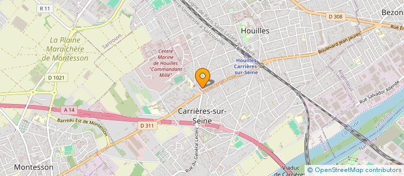 localisation de l'entreprise VERDI  HOUILLES