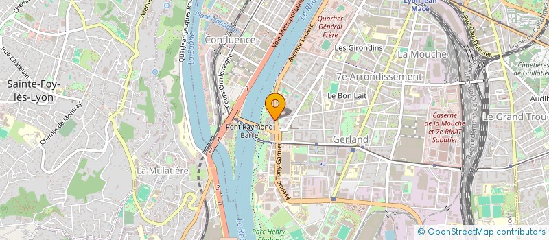 localisation de l'entreprise VERDI AUVERGNE RHONE ALPES  LYON