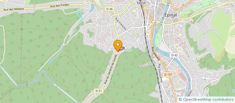 localisation de l'entreprise VERDI BATIMENT EST à EPINAL