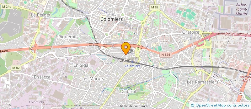 localisation de l'entreprise VERDI CONSTRUCTION à COLOMIERS