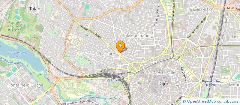 localisation de l'entreprise VERDI INGENIERIE EST à DIJON