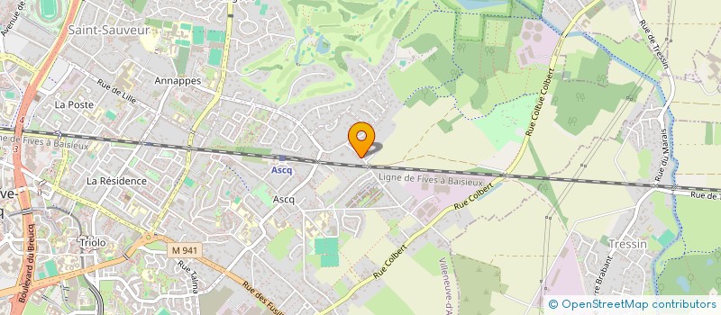 localisation de l'entreprise VERDI ROMARIN  VILLENEUVE-D'ASCQ