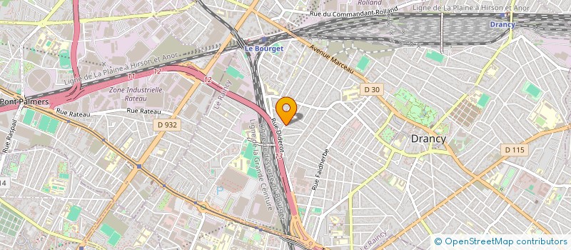 localisation de l'entreprise VERDIANTE  DRANCY