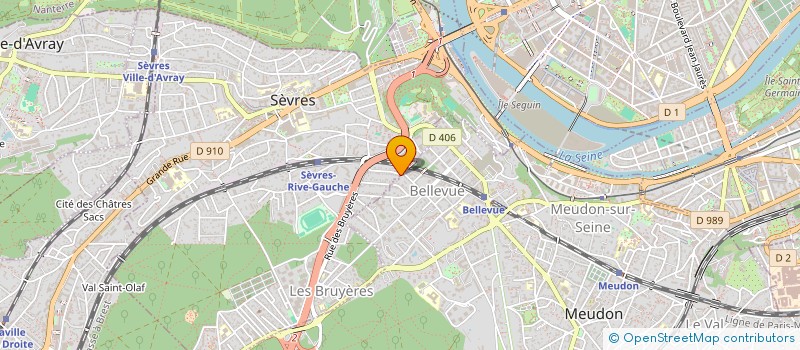 localisation de l'entreprise VERDICIME à SEVRES