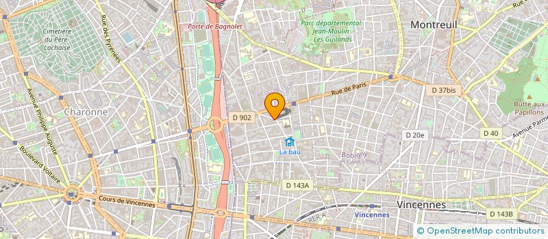 localisation de l'entreprise VERDICITE à MONTREUIL