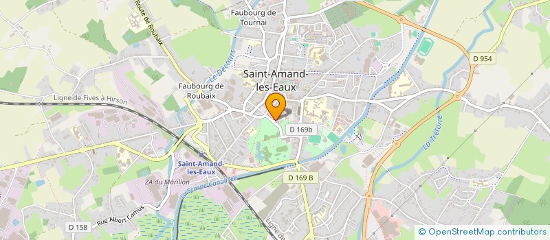 localisation de l'entreprise VERDID à SAINT-AMAND-LES-EAUX