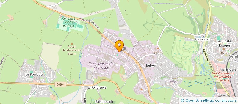 localisation de l'entreprise VERDIE CCL 2  RODEZ