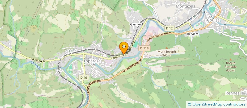 localisation de l'entreprise VERDIE ET FILS  ESPERAZA