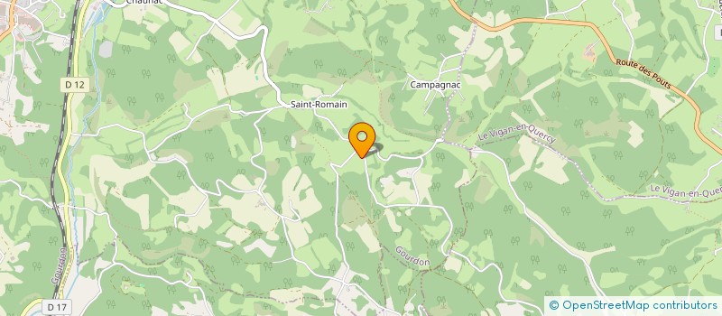 localisation de l'entreprise VERDIE HAUT JPG  GOURDON