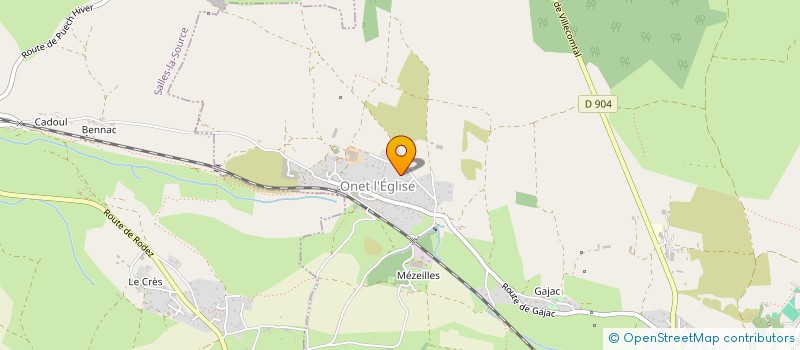 localisation de l'entreprise VERDIE J1  RODEZ