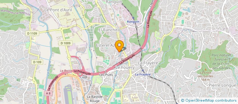 localisation de l'entreprise VERDIELL M T ET TROCHE C à LE CANNET