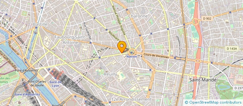 localisation de l'entreprise VERDIER à PARIS