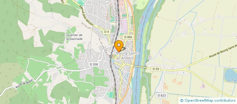 localisation de l'entreprise VERDIER  BOURG-SAINT-ANDEOL