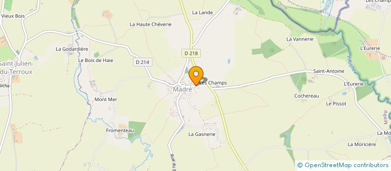 localisation de l'entreprise VERDIER  MADRE