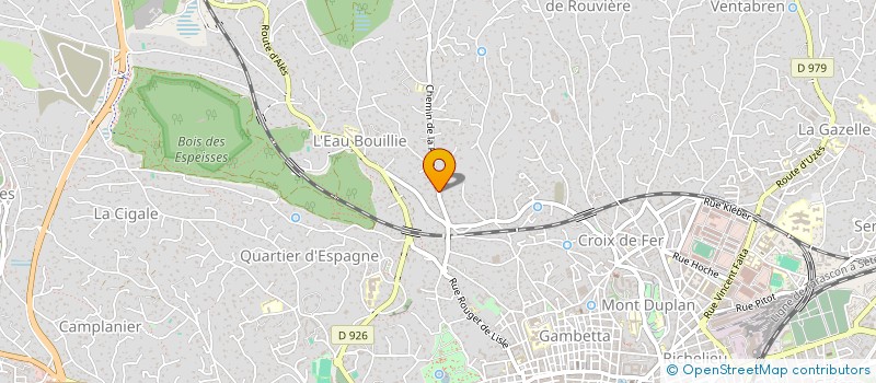 localisation de l'entreprise VERDIER  NIMES