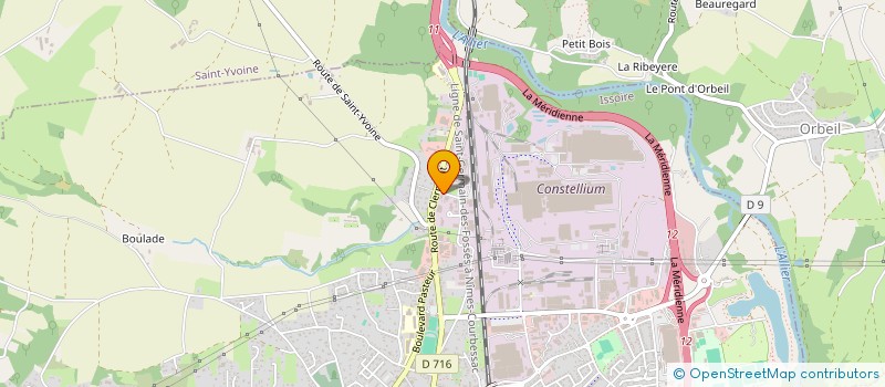 localisation de l'entreprise VERDIER DE LA MAZE  ISSOIRE