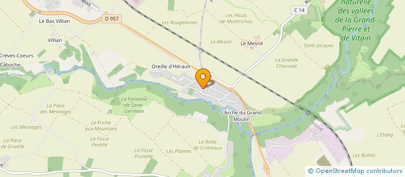 localisation de l'entreprise VERDIER FORMATION  LA CHAPELLE-VENDOMOISE