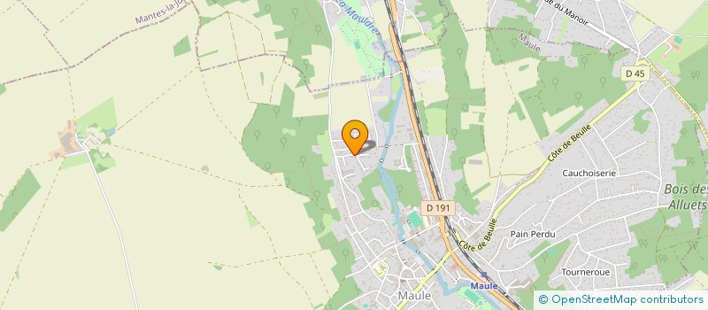 localisation de l'entreprise VERDILAND  MAULE