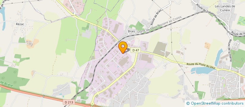 localisation de l'entreprise VERDILIGNES à SAINT-NAZAIRE