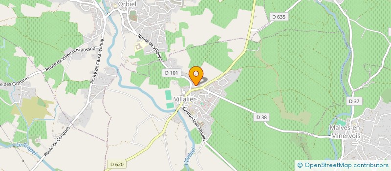 localisation de l'entreprise VERDIN à VILLALIER