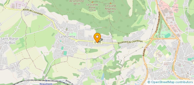 localisation de l'entreprise VERDIN SCI  LA MURETTE