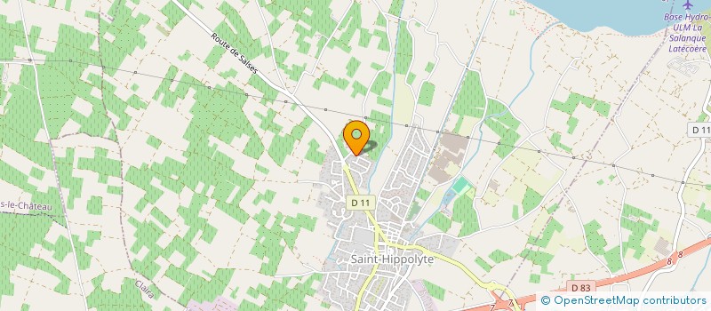 localisation de l'entreprise VERDINEAU  SAINT-HIPPOLYTE