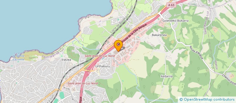 localisation de l'entreprise VERDIPRAT à SAINT-JEAN-DE-LUZ