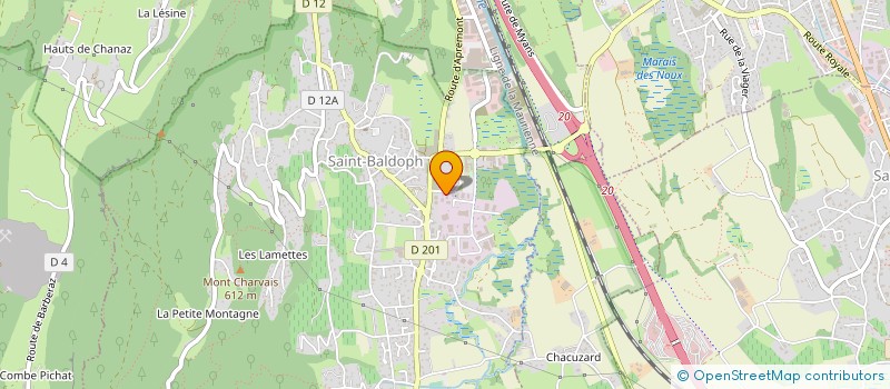localisation de l'entreprise VERDIS à SAINT-BALDOPH