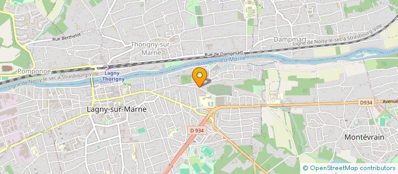 localisation de l'entreprise VERDO PAYSAGE  LAGNY-SUR-MARNE