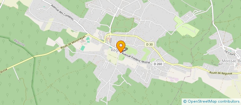 localisation de l'entreprise VERDON ANIMATIONS à REGUSSE