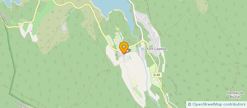 localisation de l'entreprise VERDON ASTRUC  ARTIGNOSC-SUR-VERDON