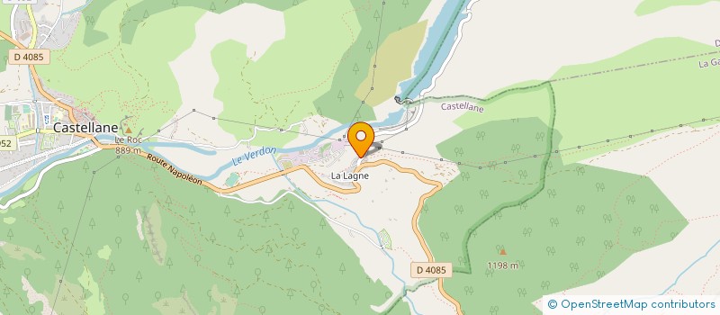 localisation de l'entreprise VERDON BLUES à CASTELLANE