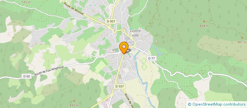 localisation de l'entreprise VERDON MEDICAL à AUPS