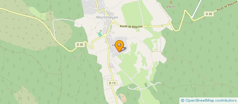 localisation de l'entreprise VERDON MOTORS à MONTMEYAN